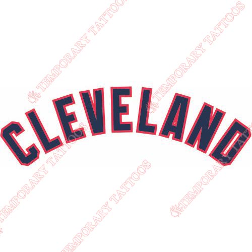 Cleveland Indians Customize Temporary Tattoos Stickers NO.1545